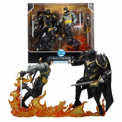 DC Multiverse Batman vs Azrael Batman White Knight